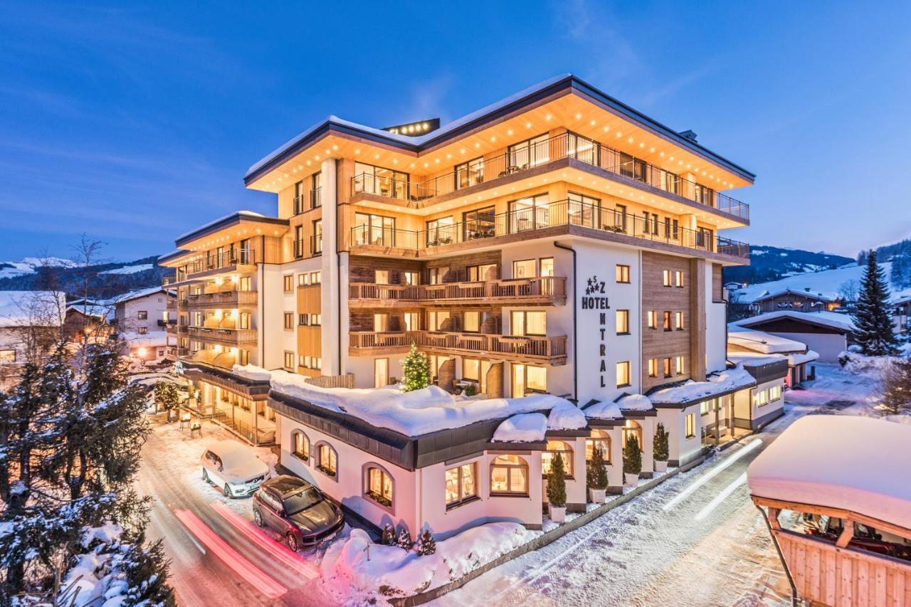 Hotel Zentral ****Superior Kirchberg in Tirol Zewnętrze zdjęcie